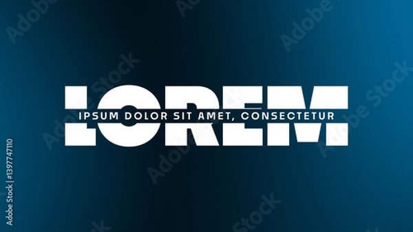 Obraz Smooth and Elegant Text Animation for Product Launches