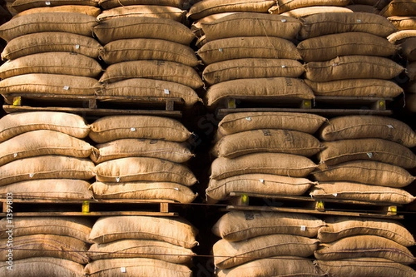 Obraz worki na kawę