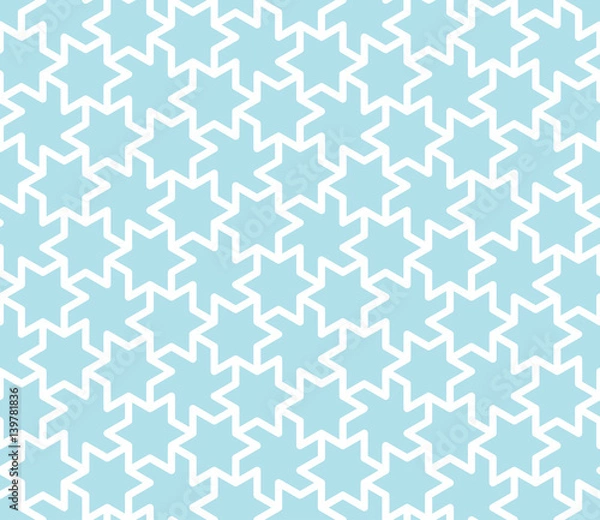 Obraz arabic stars graphic design pattern seeamless background