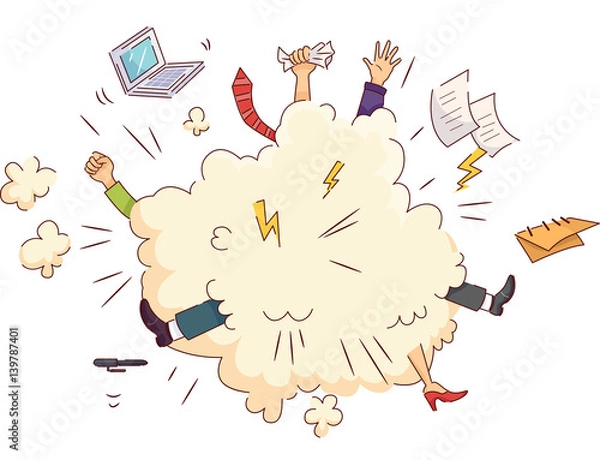 Obraz Office Employees Rumble