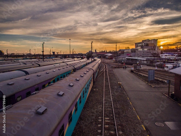 Obraz Railway station