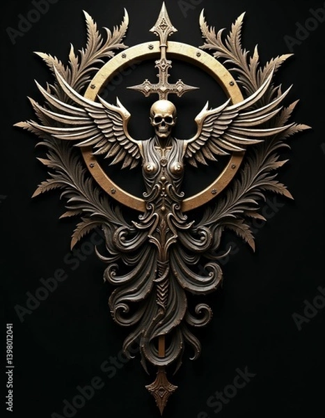 Obraz creative, artistic, imaginative works on the imaginary, the soul, anger, spirituality and the unknown