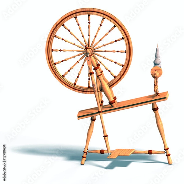 Obraz spinning wheel