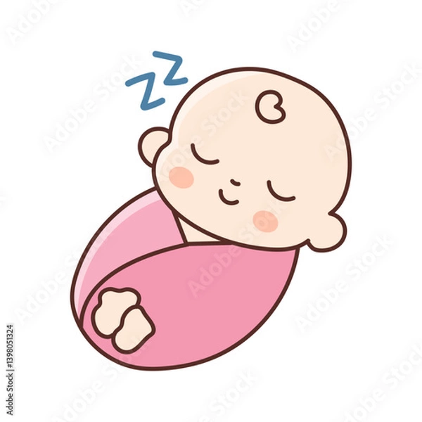 Fototapeta 자는아기