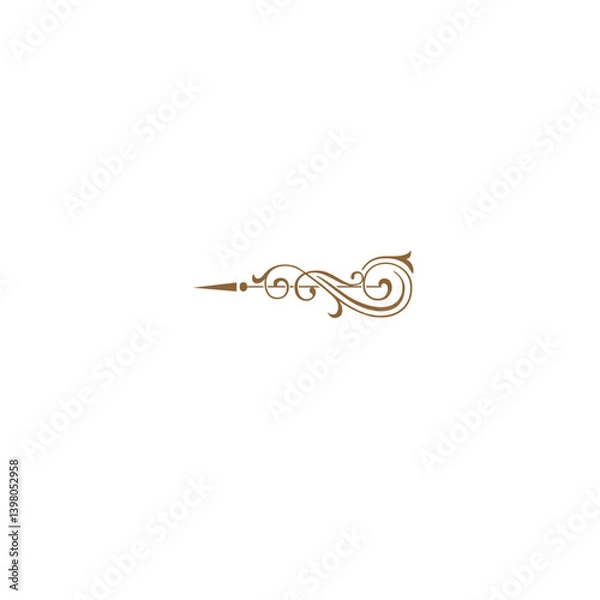 Obraz Single Border Vector Art Icon 