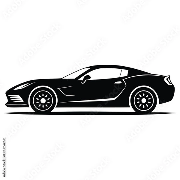 Obraz Car Silhouette Logo Design