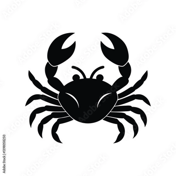 Obraz red crab isolated on white