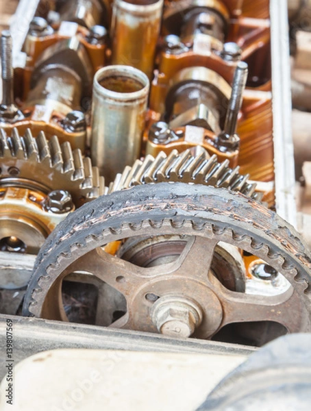 Obraz Close up timing belt