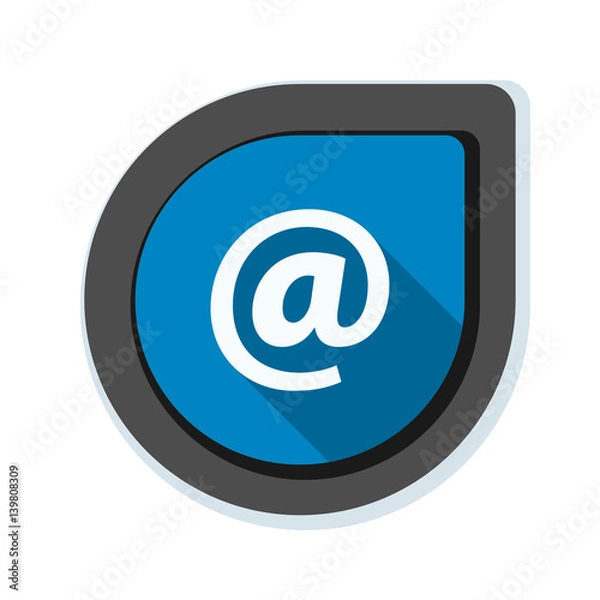 Fototapeta E-mail button illustration