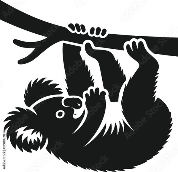 Obraz Koala vector animal silhouette