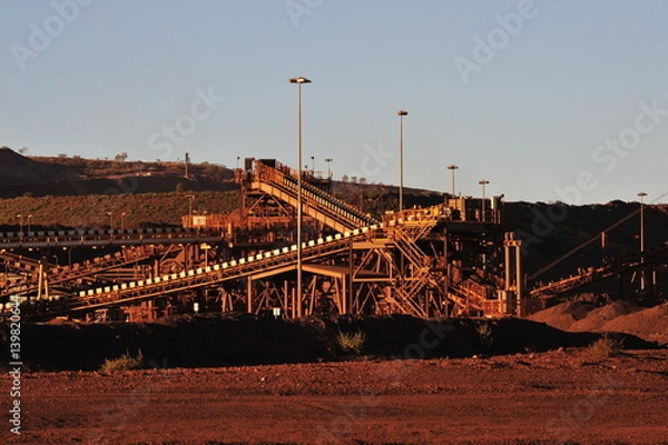 Obraz Pilbara railways and mining