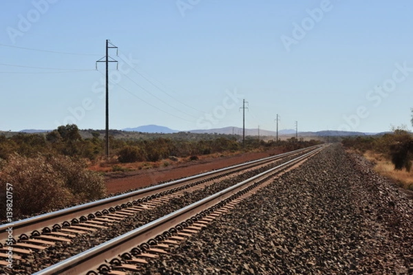 Obraz Pilbara railways and mining