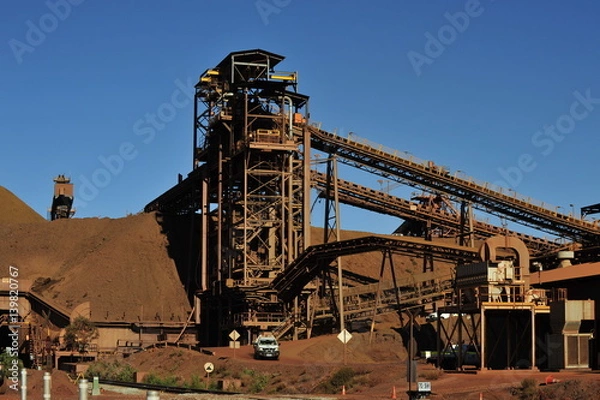 Obraz Pilbara railways and mining
