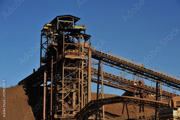 Obraz Pilbara railways and mining