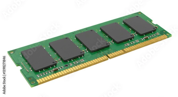 Fototapeta Isolated Computer RAM Memory Module