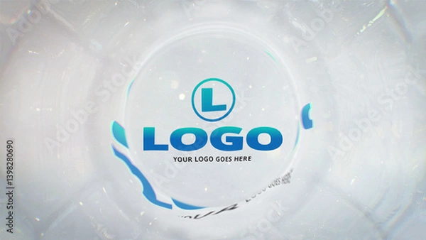 Obraz Water Ripple Splash Logo