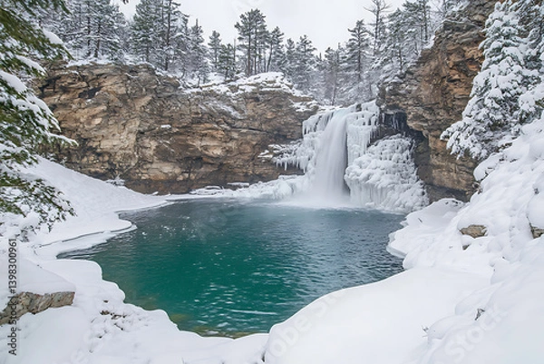 Obraz The beauty of winter lies in its simplicity, fresh air, and the feeling of pure, untouched nature.


