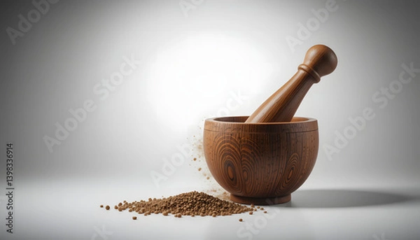 Obraz ia generated. mortar and pestle