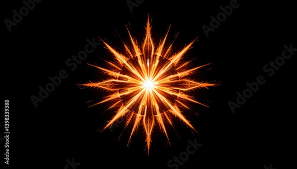 Obraz ia generated. explosion of fire