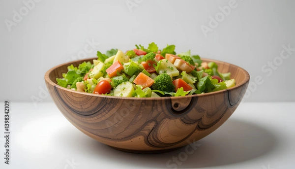 Obraz ia generated. salad with vegetables