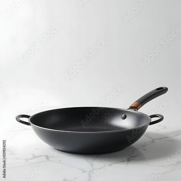 Obraz ia generated. frying pan isolated on white background