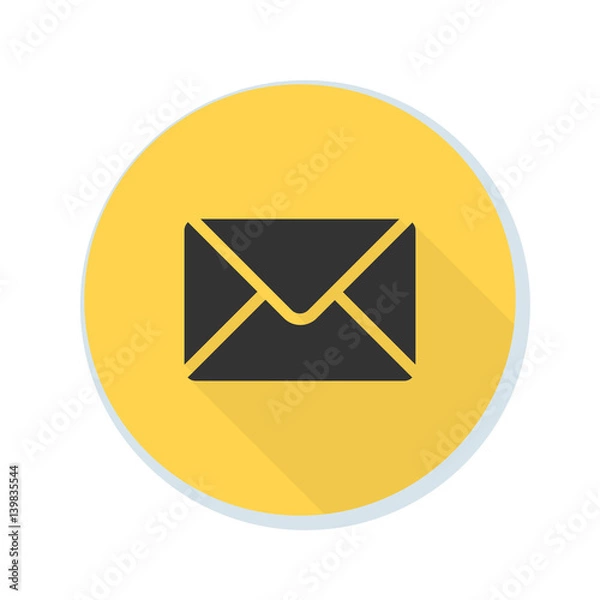 Obraz Mail button illustration