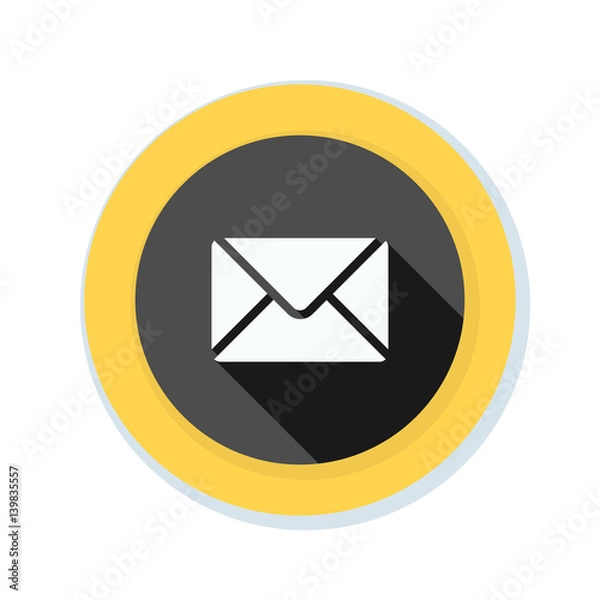 Obraz Mail button illustration