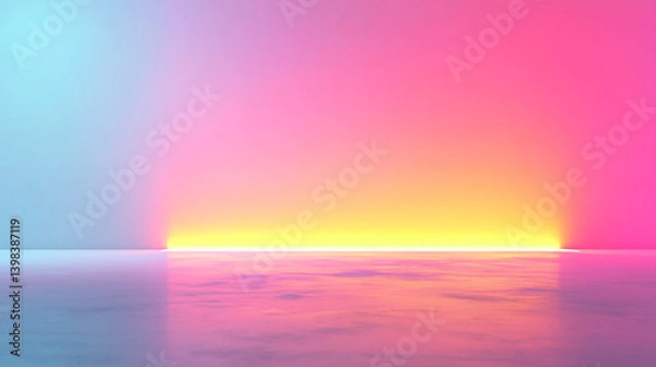 Fototapeta Abstract gradient background with pastel colors for graphic design and modern presentation 3d render