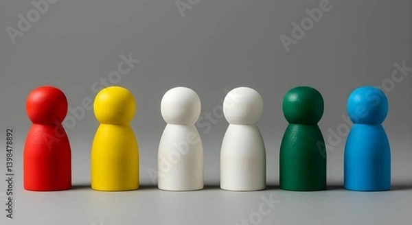 Fototapeta Diversity in Unity: Colorful Connections