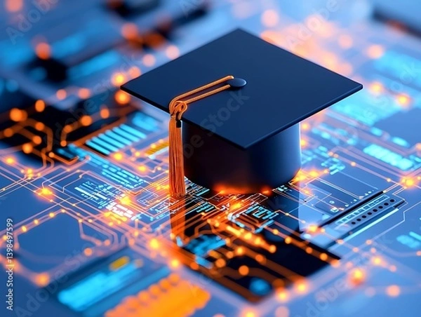 Obraz Graduation Tech Future Vision