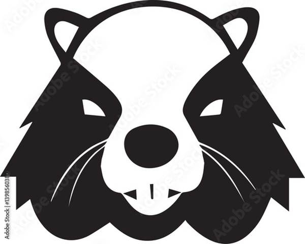 Obraz Beaver logo design