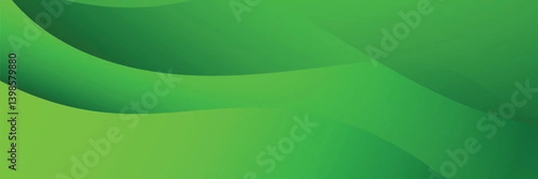 Fototapeta abstract background. modern. minimalist. green gradations. wavy effect .eps 10