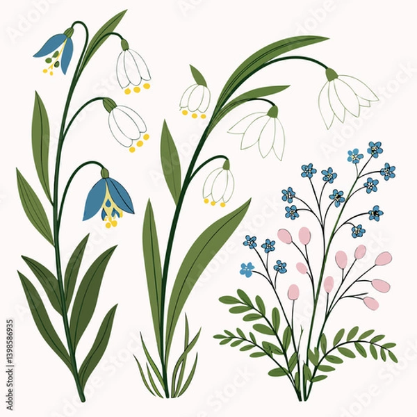 Obraz seamless floral pattern