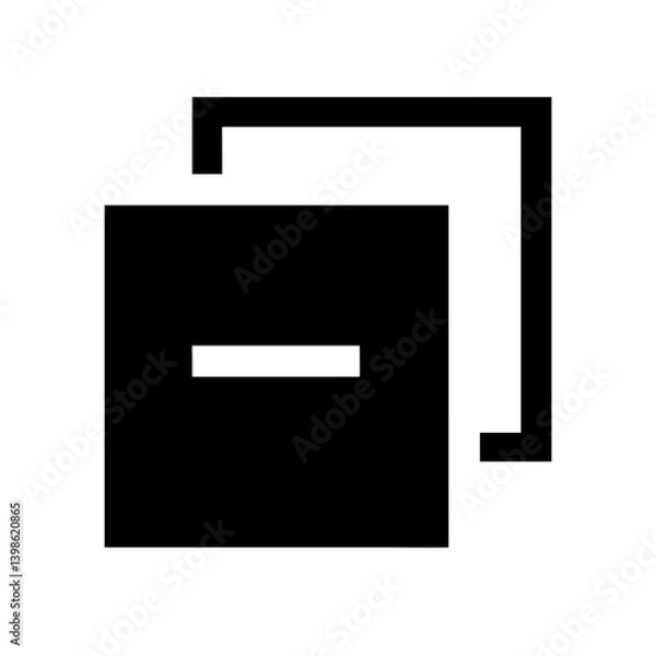 Obraz layer minus  vector flat icon