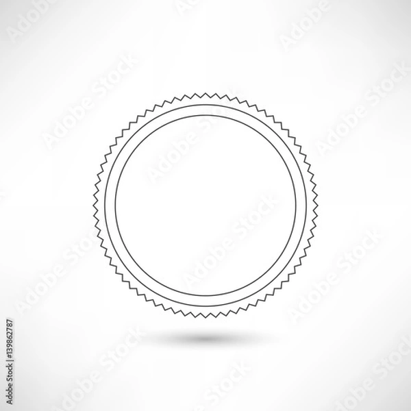 Fototapeta Decorative Stamp Thin