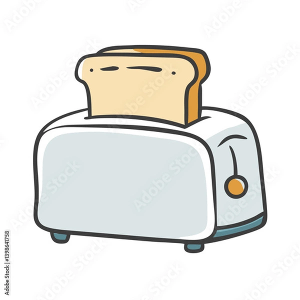 Fototapeta toaster icon, toaster vector illustration-simple illustration of toaster, perfect for toaster logos and icons