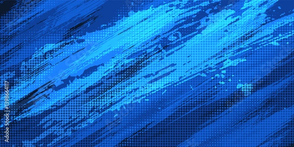 Fototapeta blue color pattern gradient grunge texture background.