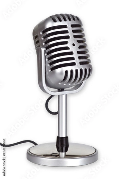 Fototapeta Retro Mikrofon