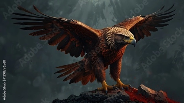 Fototapeta eagle in the sky