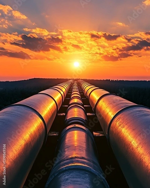 Obraz Triple Pipeline at Sunset
