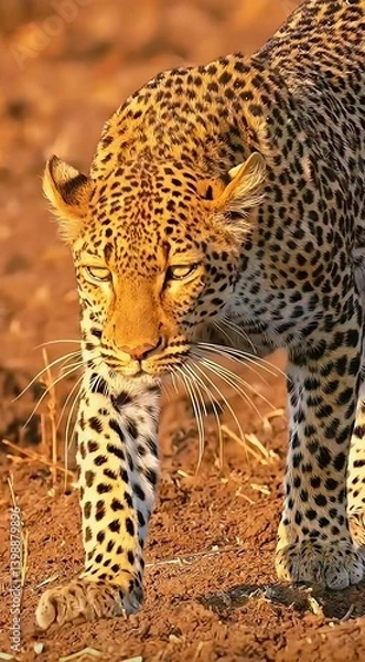 Fototapeta leopard in the tree
