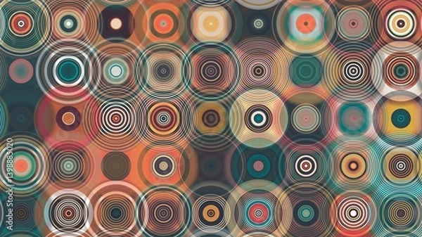 Fototapeta circle motif, circle pattern, symmetrical, circle lines, wall wallpaper, HD resolution