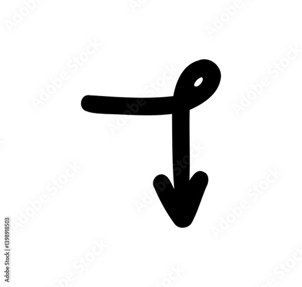 Obraz arrow vector doodle