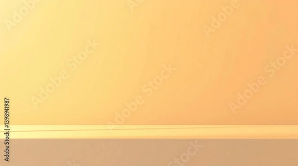 Fototapeta Minimalist, modern, sleek, design, gradient, warm, colors, horizon, line, subtle, transition, smooth, background, simplicity, abstract, art, photography, conceptual, creative, stylish, chic, trendy, u
