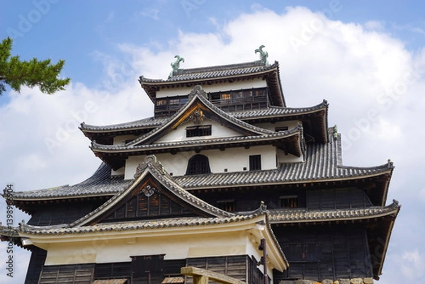 Fototapeta 松江城天守