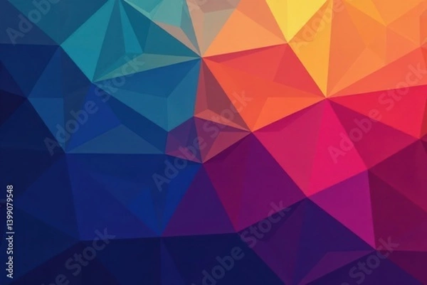 Fototapeta Geometric triangle pattern on abstract background, triangle shapes, geometric backgrounds