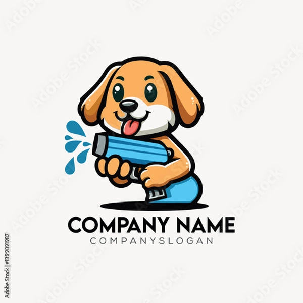 Obraz Dog Logo Design Vector Illustration
