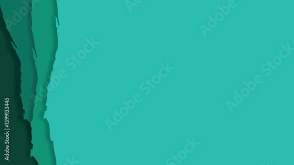 Fototapeta Abstract background with layered paper cut style