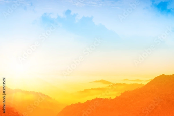 Fototapeta sky, cloud, sunrise abstract, background