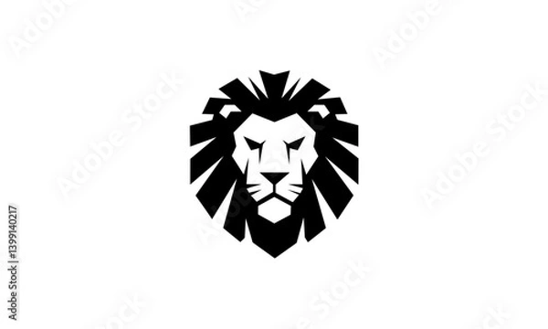 Obraz lion head vector illustration